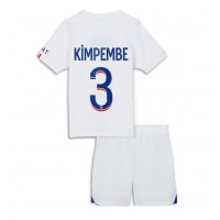 Dres Paris Saint-Germain Presnel Kimpembe #3 Preč pre deti 2023-24 Krátky Rukáv (+ trenírky)